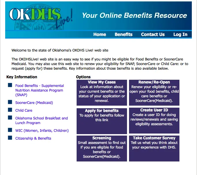 How To Apply For Food Stamps In Oklahoma Online Food Stamps Help