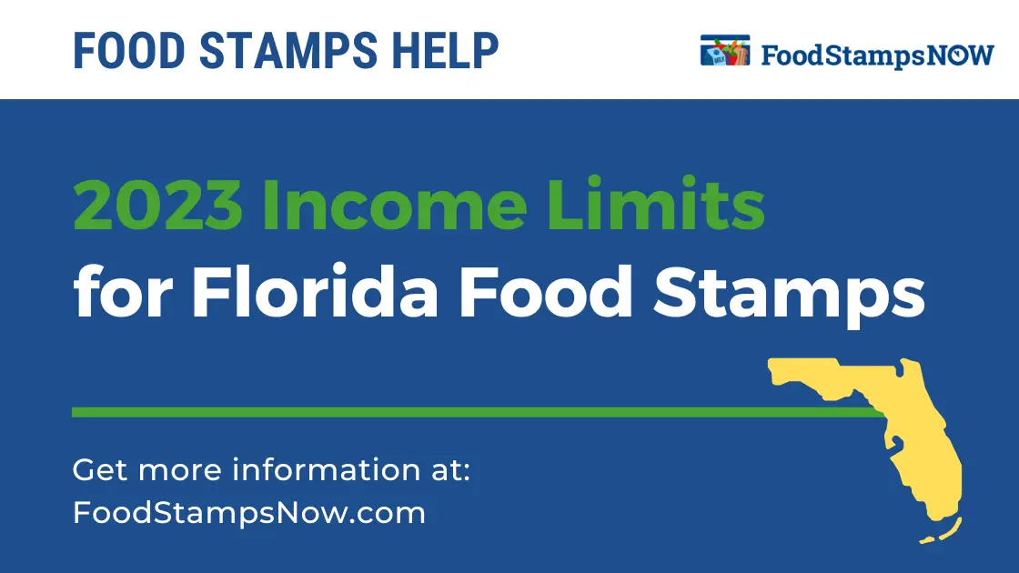 2023 Income Limit for Florida Food Stamps Food Stamps Now