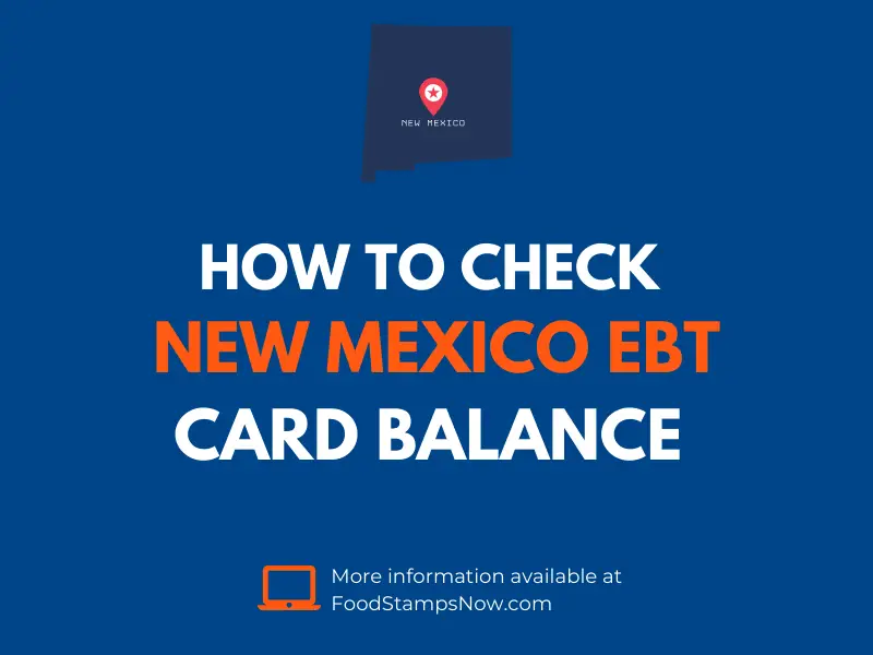 new mexico ebt card balance