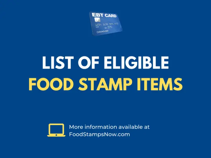 List of Eligible Food Stamp Items for 2023