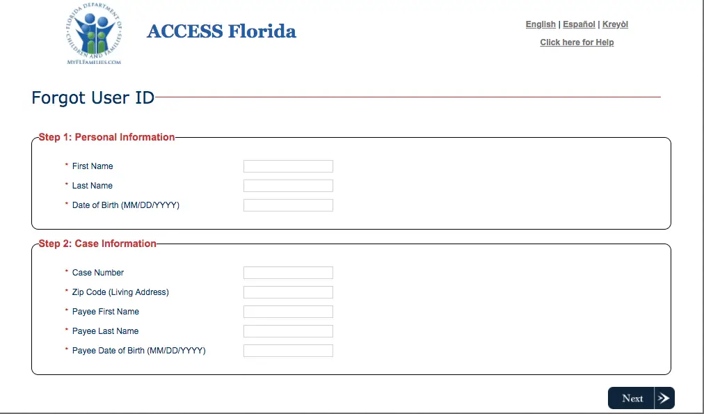 My Access Florida Account Login Food Stamps Now