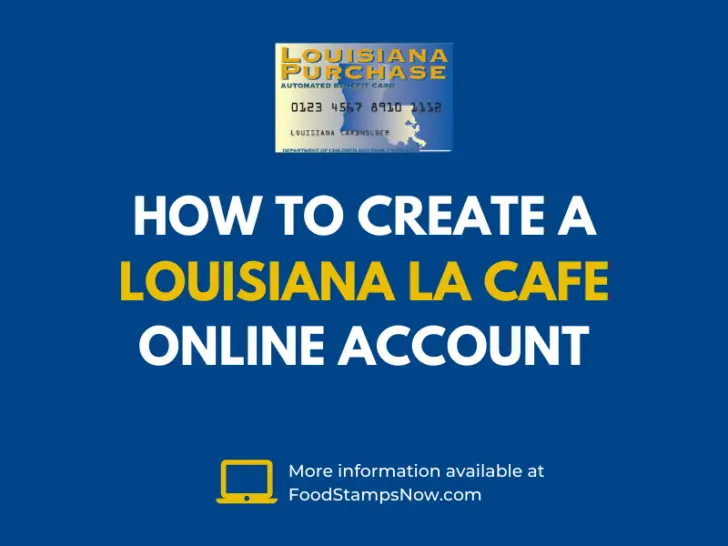Dcfs.la.gov LA CAFE Create Account