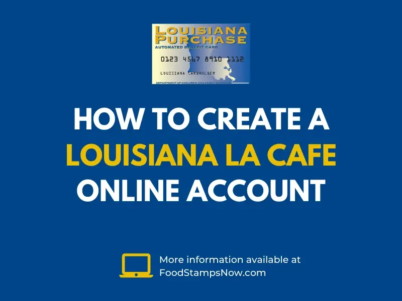Create LA CAFE online account