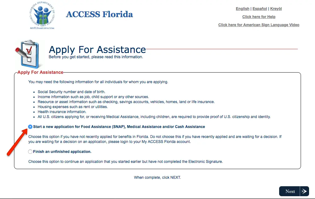 "How to Create a My ACCESS Florida Account"