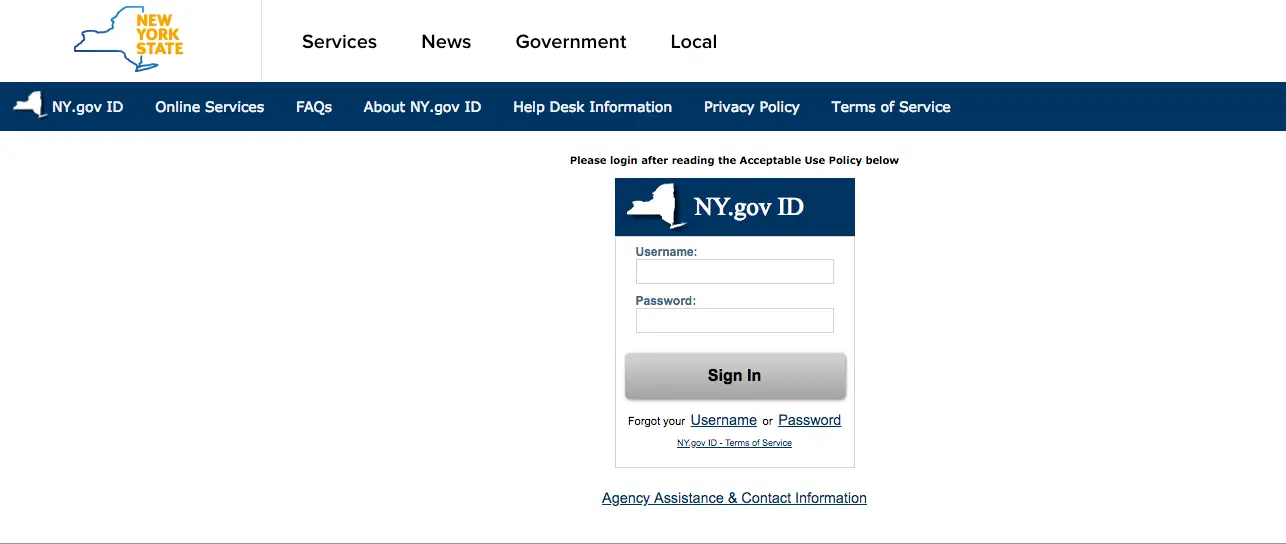 "Mybenefits.ny.gov Account Login"