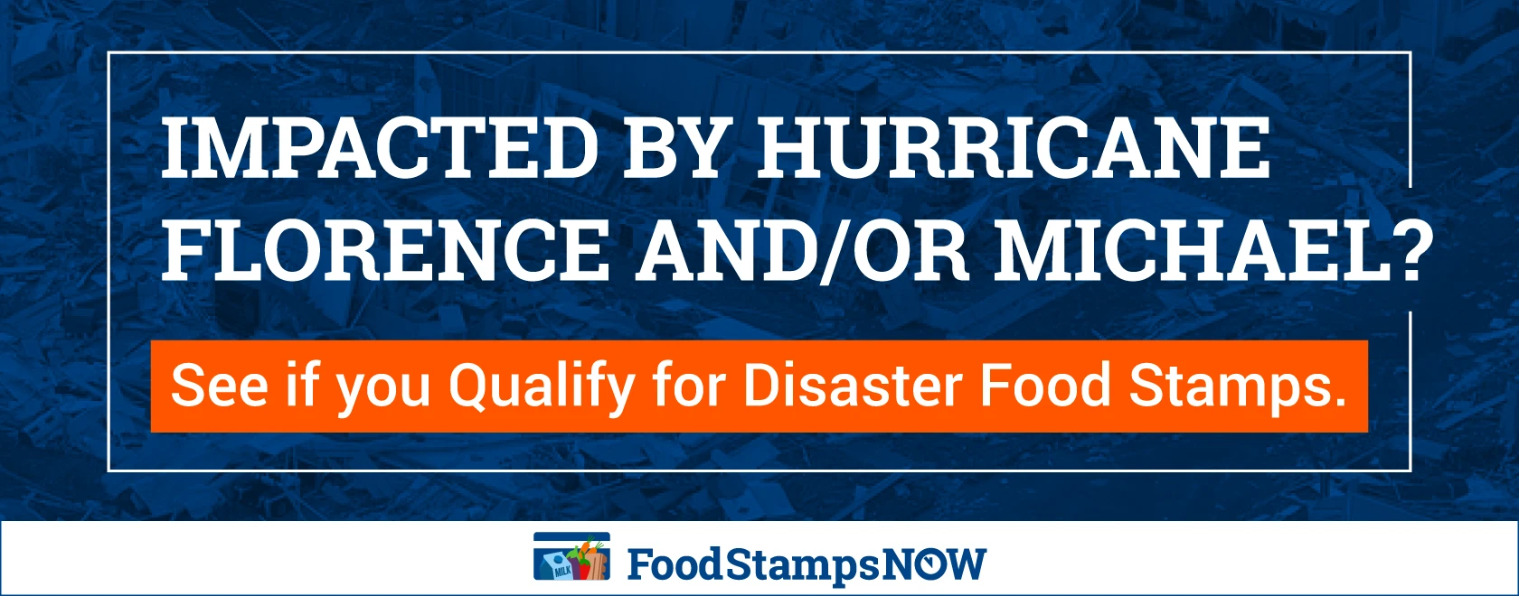 "Hurricane Michael Disaster Food Stamps Florida and Georgia"