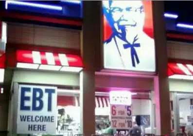 "Fast Food Restaurants that accept EBT Food Stamps California"