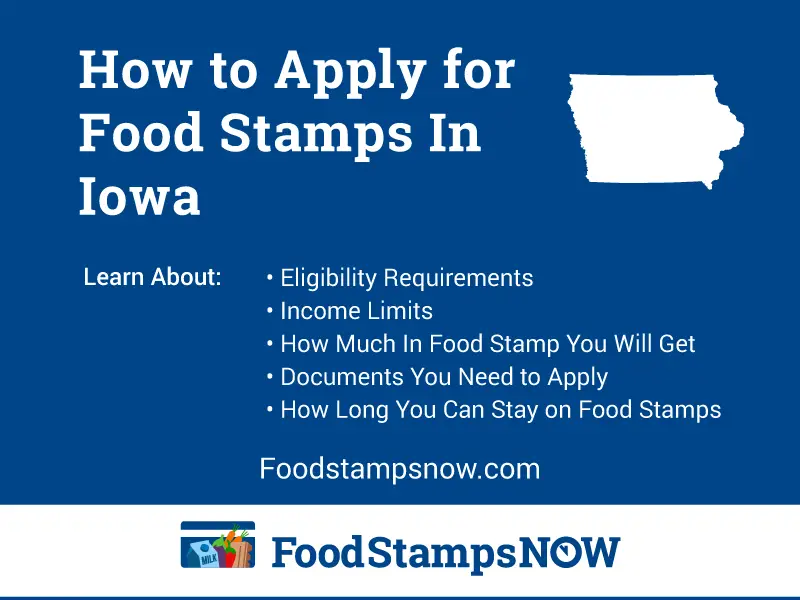 Apply for Food Stamps in Iowa