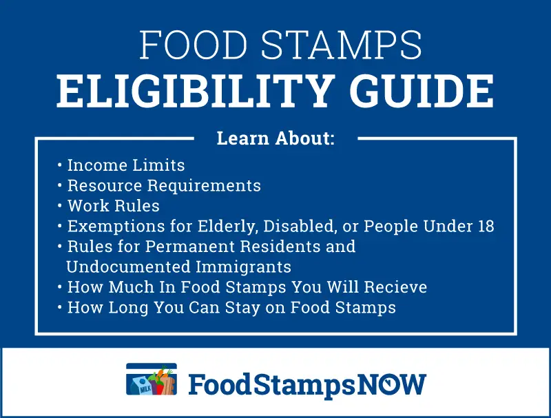 "Food stamps eligibility guide"