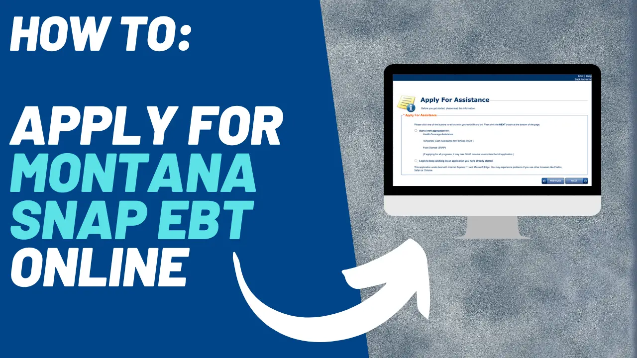"How to Apply for Montana SNAP EBT Online"