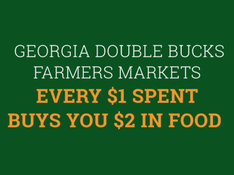 Farmers Markets In Georgia that Double Your EBT Money