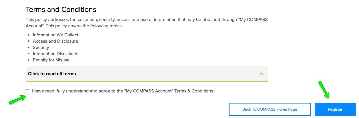 "Create Compass.state.pa.us Account Help -3"
