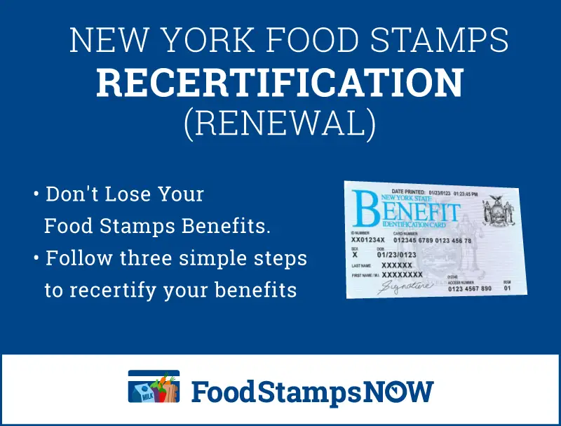 "How to Complete New York Food Stamps Recertification"