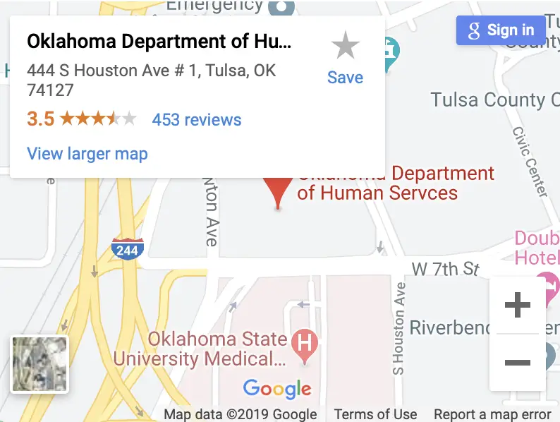 Tulsa County Oklahoma DHS Office Food Stamps Now