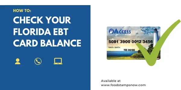 How to Check your Florida EBT Card Balance