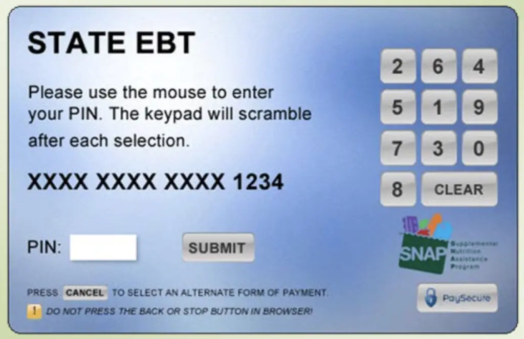 "Use SNAP EBT Card Online"