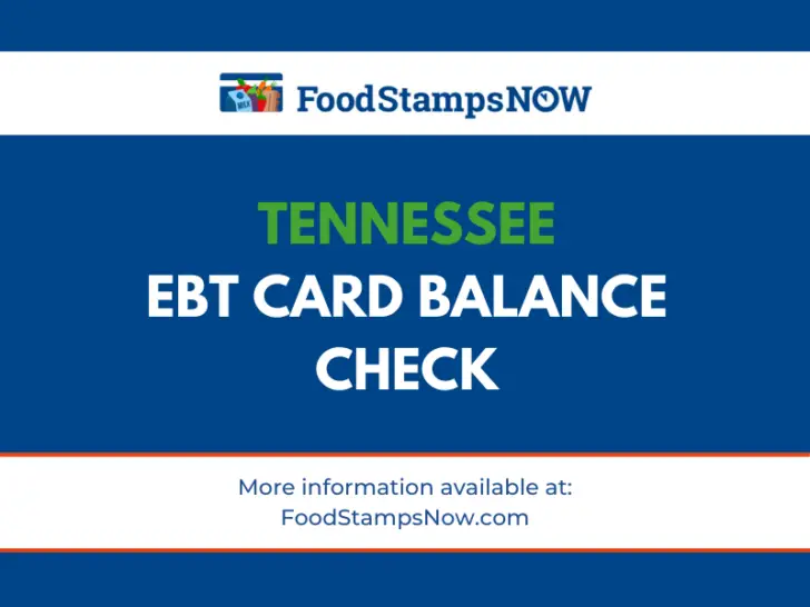 Tennessee EBT Card Balance – Phone Number and Login