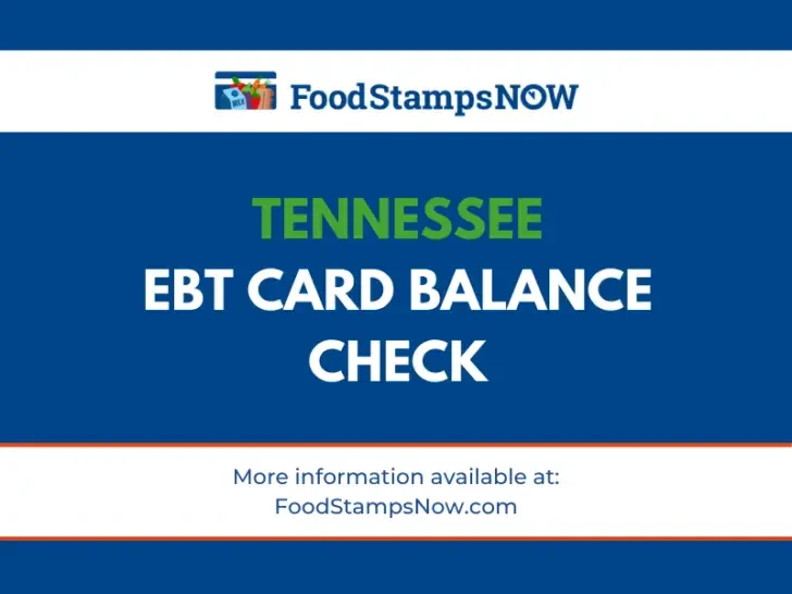Tennessee EBT Card Balance Check