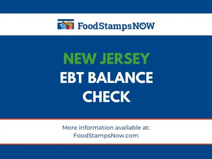New Jersey EBT Card Balance – Phone Number and Login
