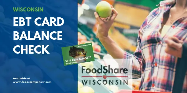 "Wisconsin EBT Card Balance Check"