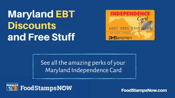 "Maryland EBT Discounts and Perks"