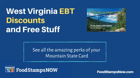 "West Virginia EBT Discounts and Perks"
