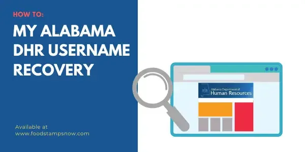 My Alabama DHR Username Recovery