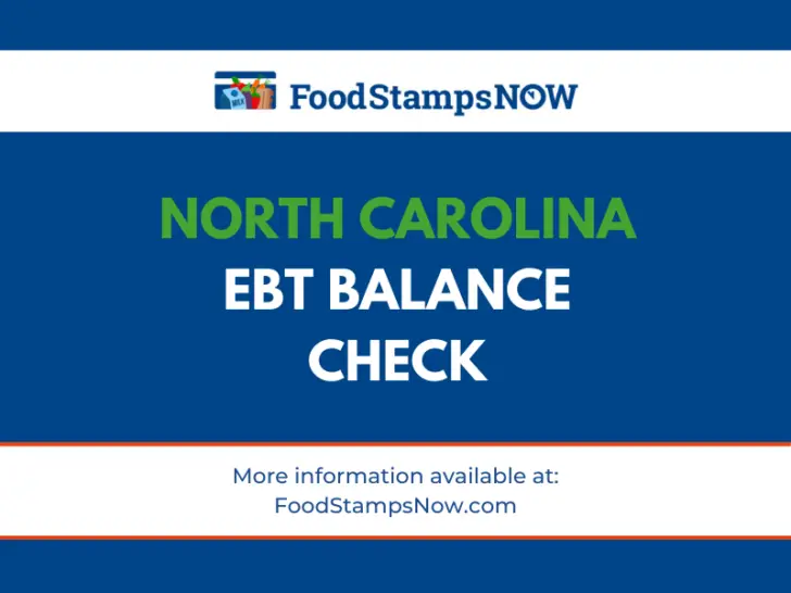 North Carolina EBT Card balance check
