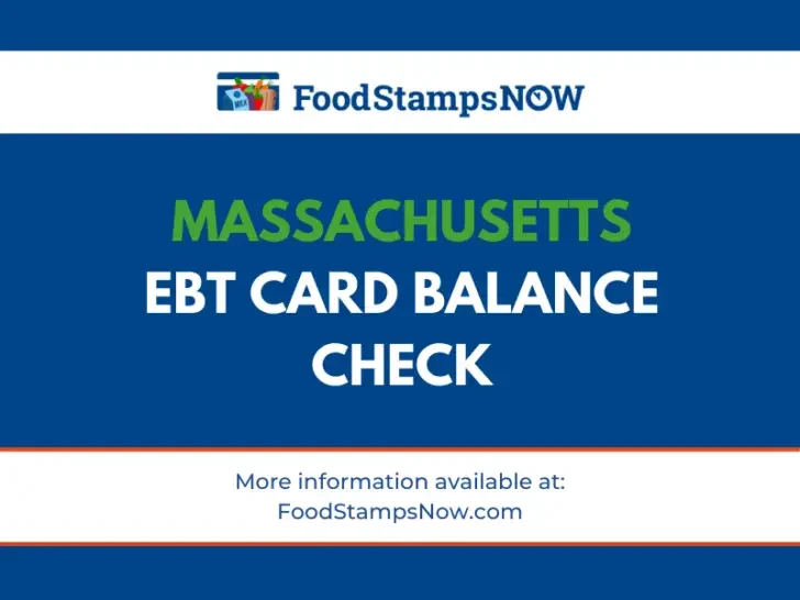 Massachusetts EBT Card Balance Check
