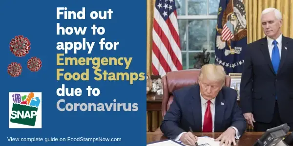 "How to Apply for Disaster Emergency food stamps due to Coronavirus"