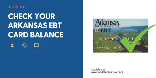 "Arkansas EBT Card Balance"