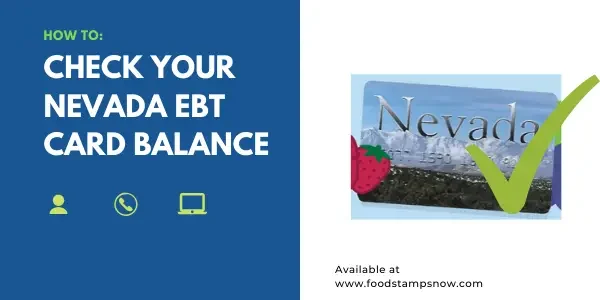 How to Check your Nevada EBT Card Balance