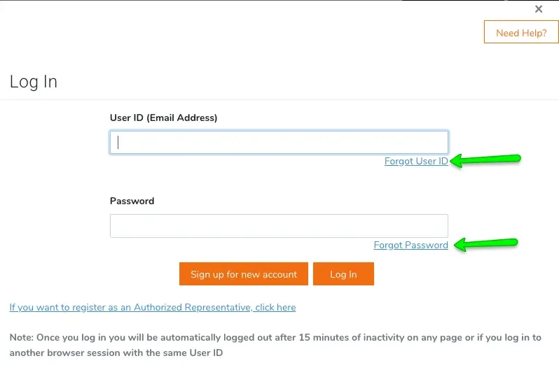"Indiana FSSA Benefits Portal Login - Forgot User ID or Password"