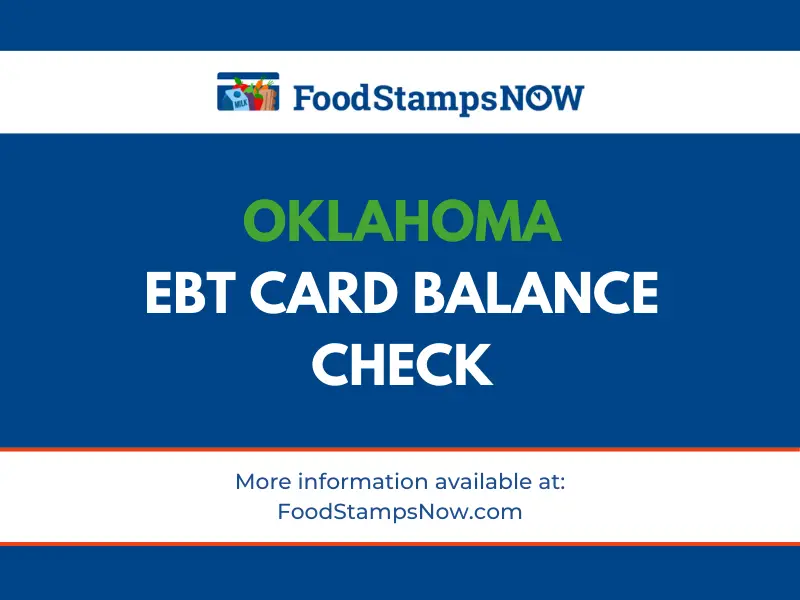 Oklahoma Ebt Card Balance Phone Number And Login Food Stamps Now 3807