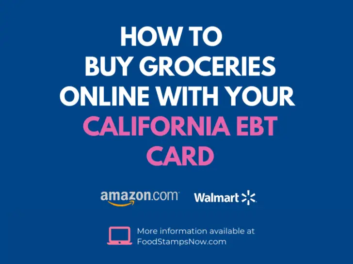 How to Buy Groceries Online with California EBT