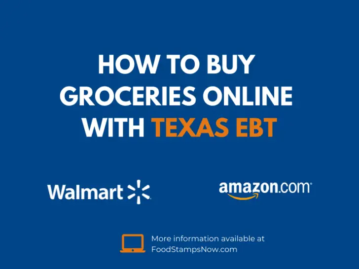 Buy groceries online with your Texas EBT Card