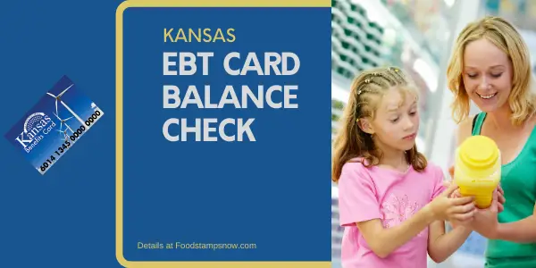 "Check Your Kansas EBT Card Balance"