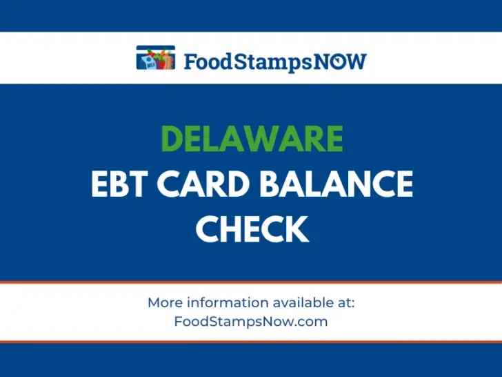 Delaware EBT Card Balance Check