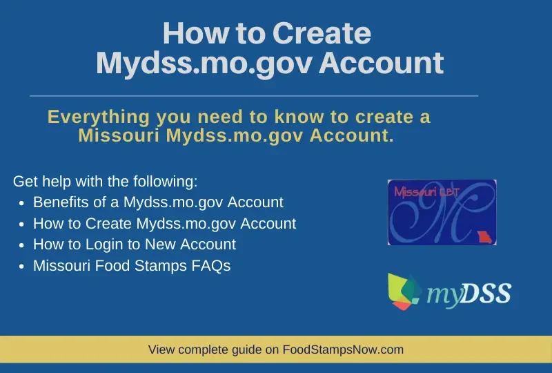 "How to Create Mydss.mo.gov Account"