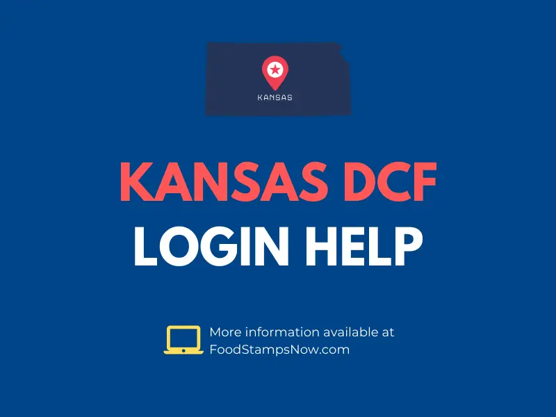 Kansas DCF Login Help