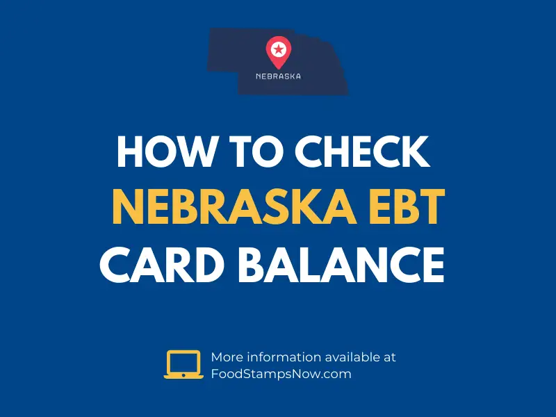 Nebraska EBT Card Balance Check