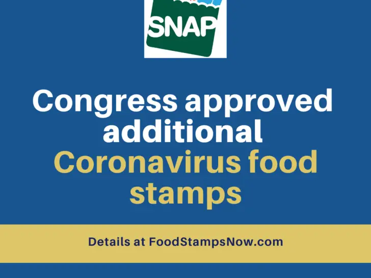 Congress approves Additional Food Stamps Benefits due to Coronavirus