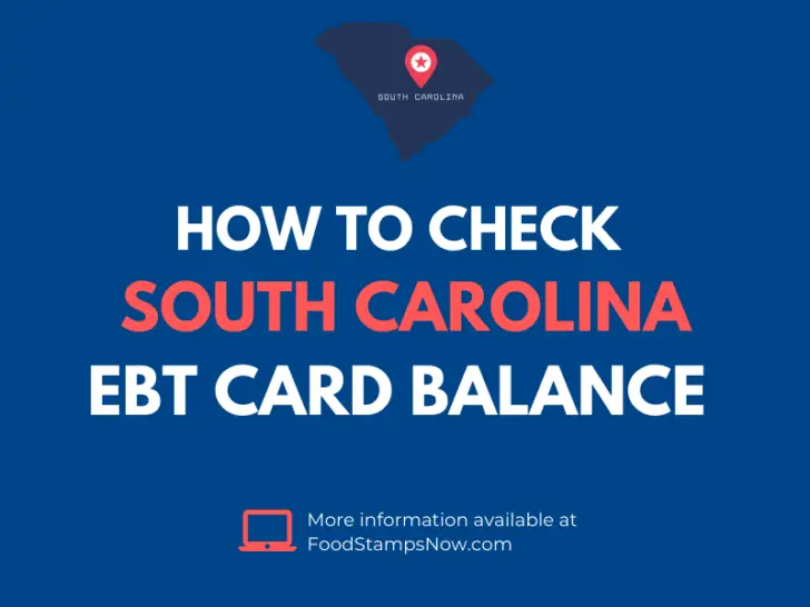 South Carolina EBT Card Balance Check