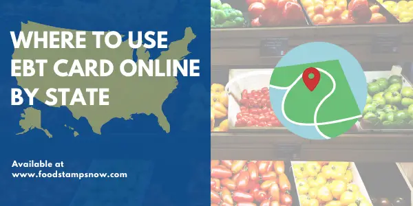 Where to Use EBT Online by State
