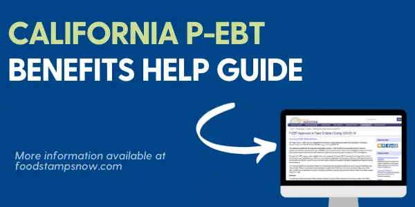 "California P-EBT Benefits Help Guide"