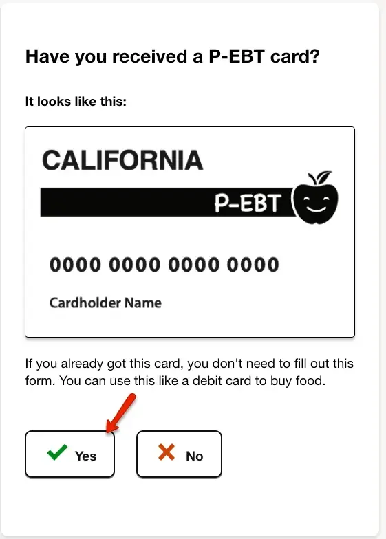 "How to Apply for California P-EBT Online - 3"