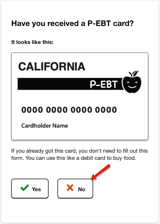 "How to Apply for California P-EBT Online - 5"