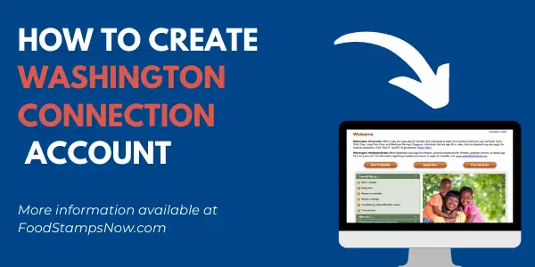 "Create Washington Connection Account"