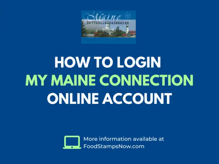My Maine Connection Login Help