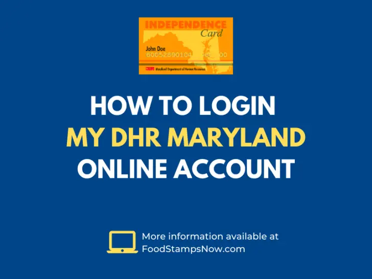 My DHR Maryland Login Help